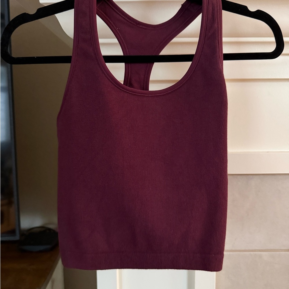 All in Motion Burgundy Tank Top